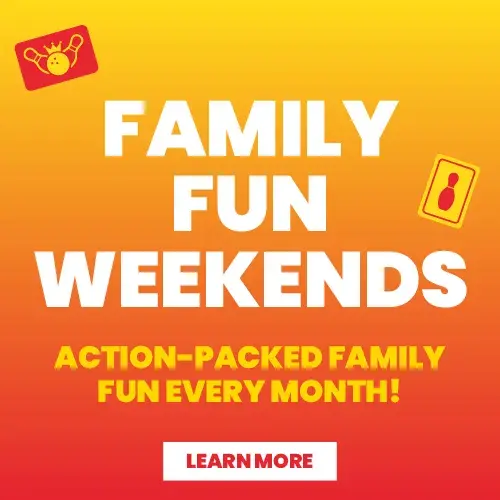 Visit Splitsville Bowl centre during the Family Fun Weekend for exclusive fun activities