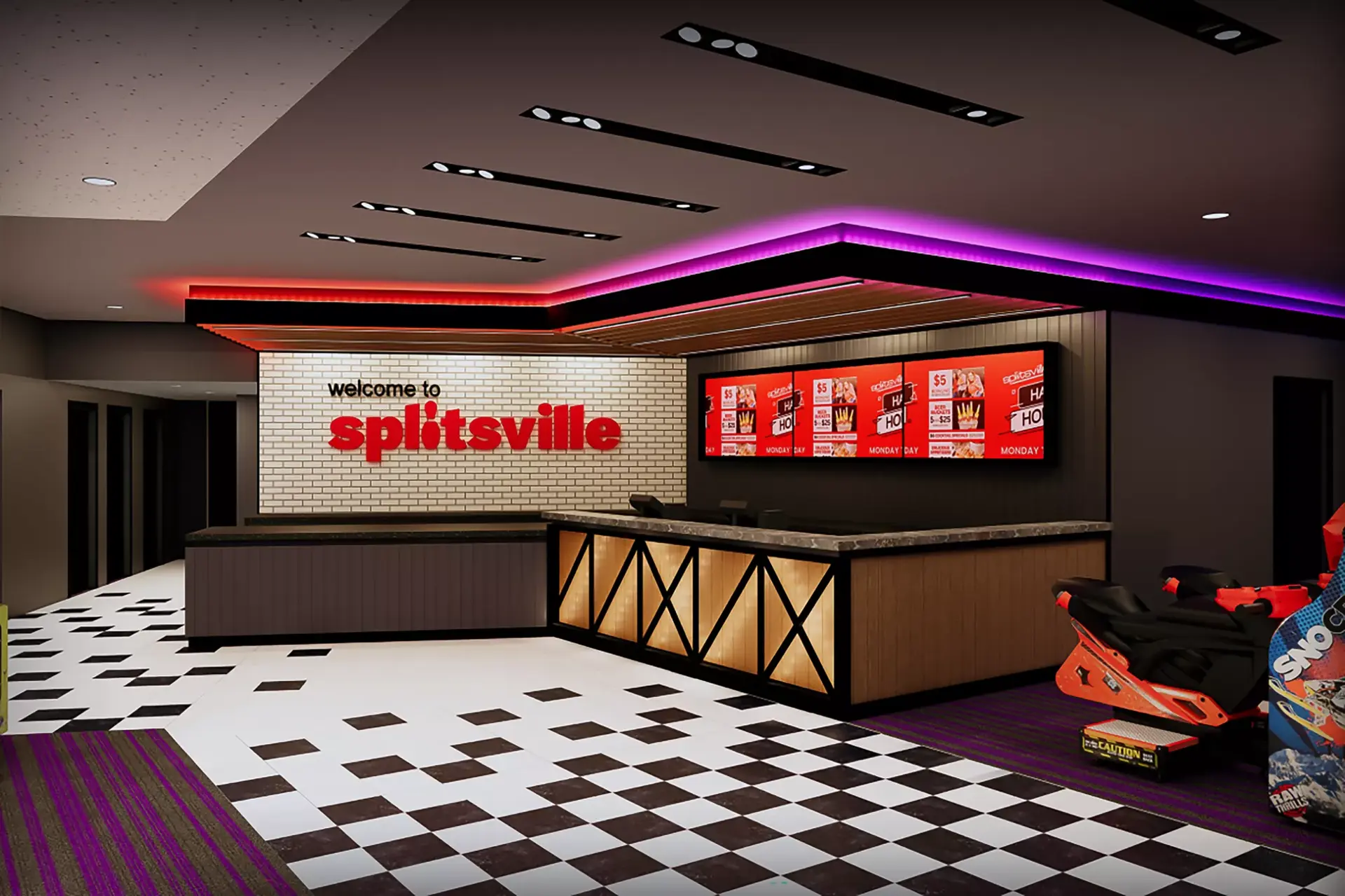 New Splitsville Glamorgan interior front entrance