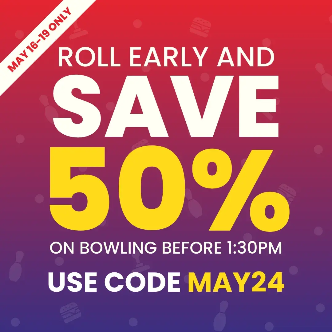 Save 50% When You Book Before 1:30PM. May 16 - 19
