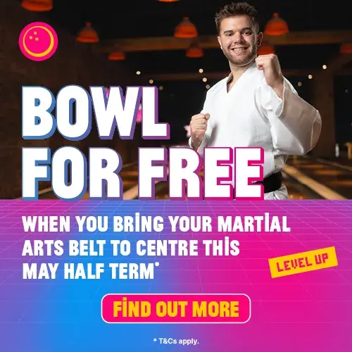 Bowl for free at Hollywood Bowl this May Half Term