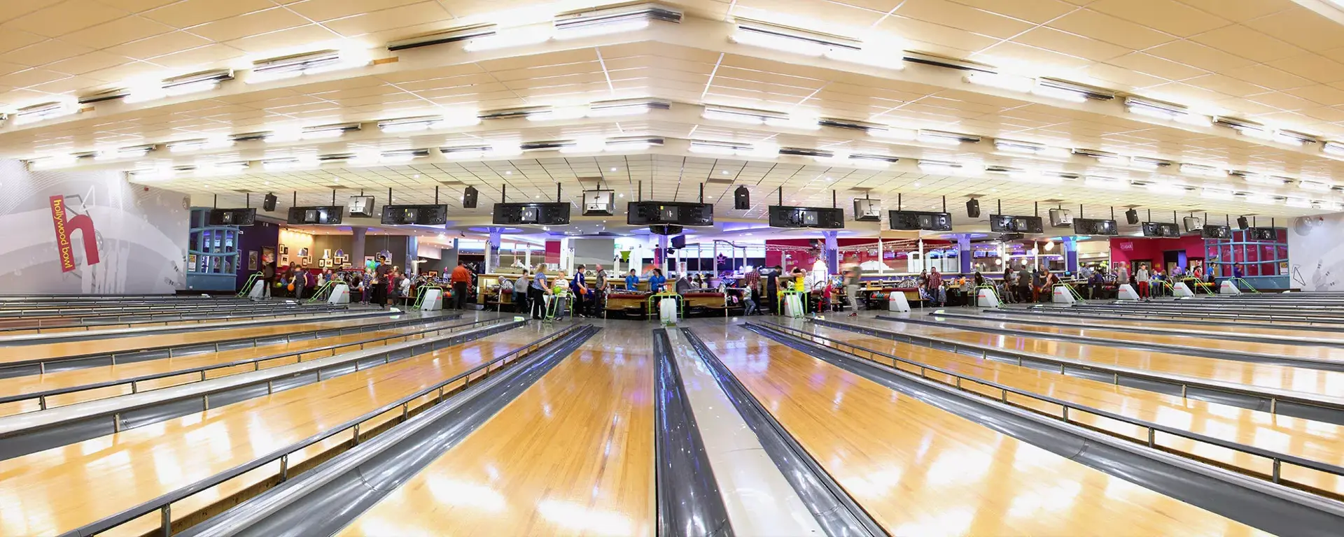 Bowling alley lanes at Hollywood Bowl 2