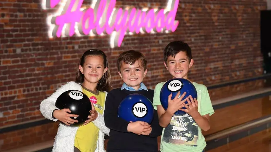 Kids bowling party at Hollywood Bowl