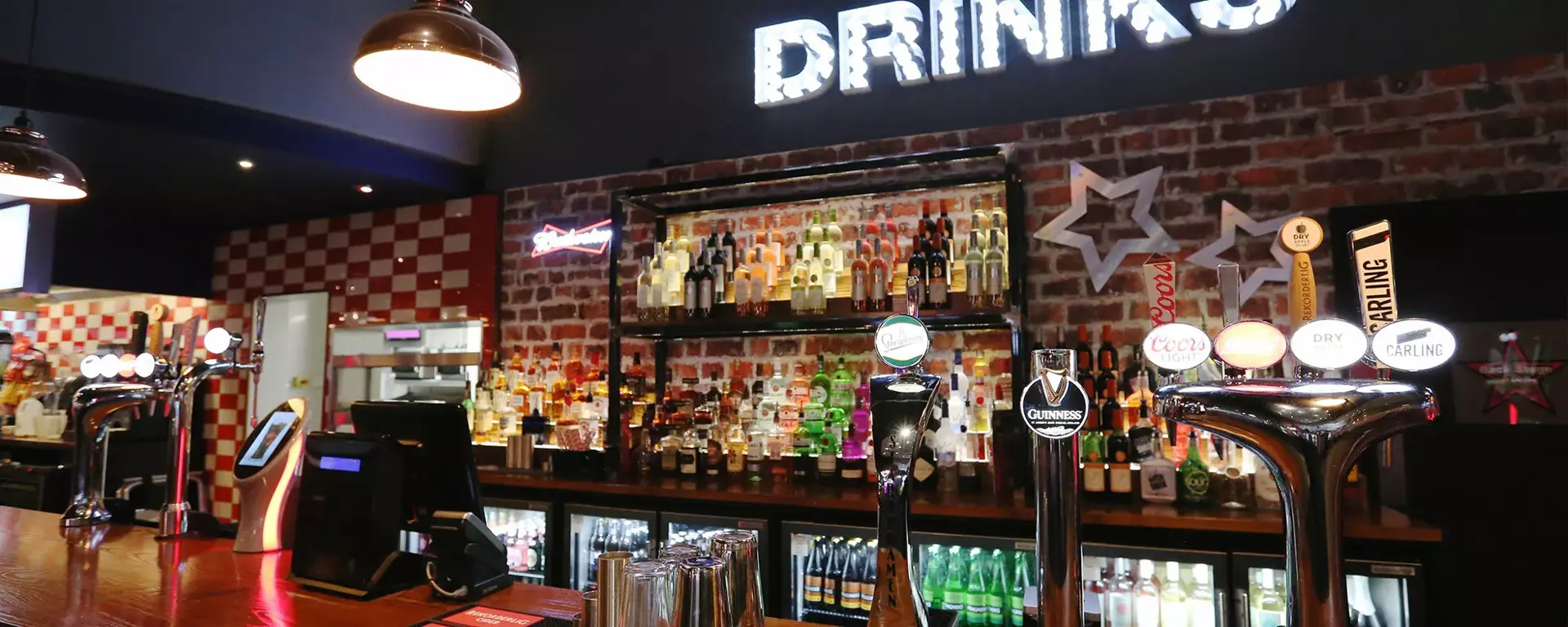 Bar and drinks at Hollywood Bowl Bristol Longwell Green