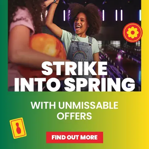 Check out the latest spring offers at Splitsville Bowl