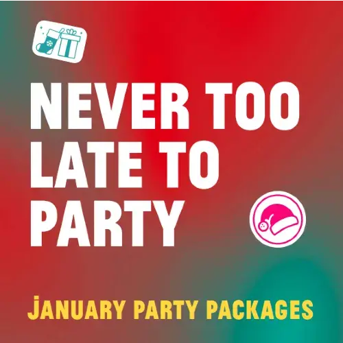 Book your January Christmas Party now