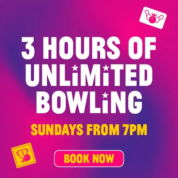 Get 3 hours of unlimited bowling at Hollywood Bowl!