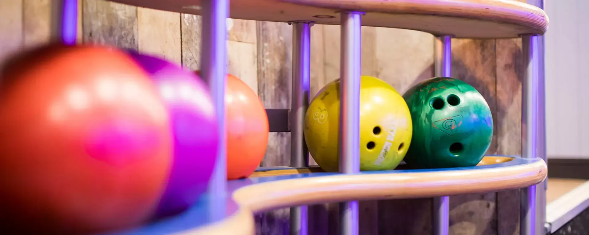 Bowling balls at Hollywood Bowl Ashford