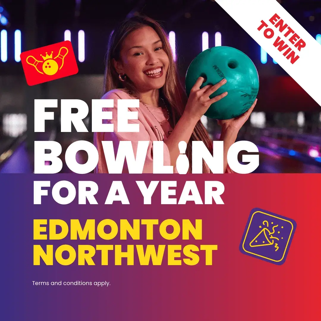 Win free bowling for a year in Edmonton