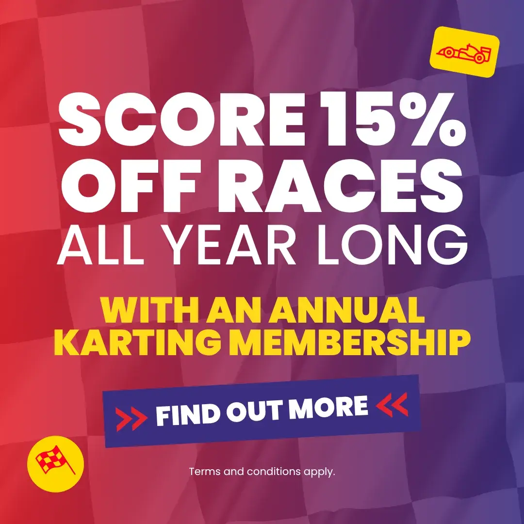 Save 15% off Kart Membership