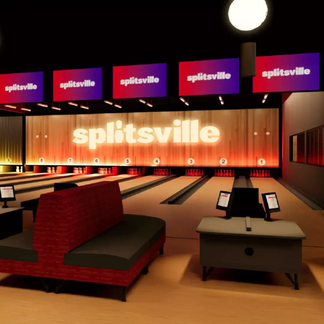 New Splitsville Waterloo Bowling Lanes Rendering