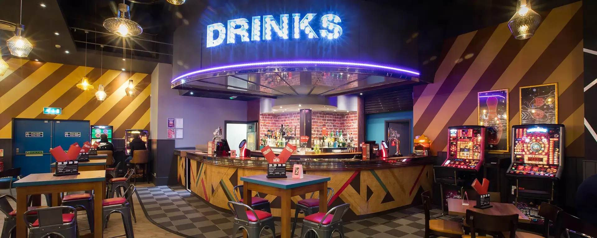 Bar area at Hollywood Bowl Tunbridge Wells