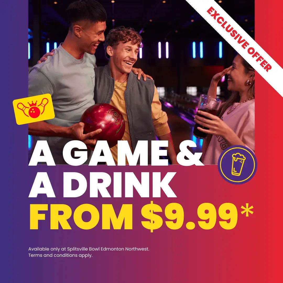 Get 1 game and a drink for £9.99 at Splitsville Bowl Edmonton NW!
