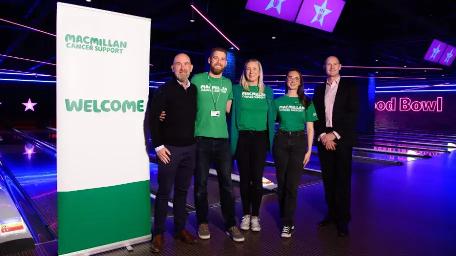 Macmillan charity team at Hollywood Bowl