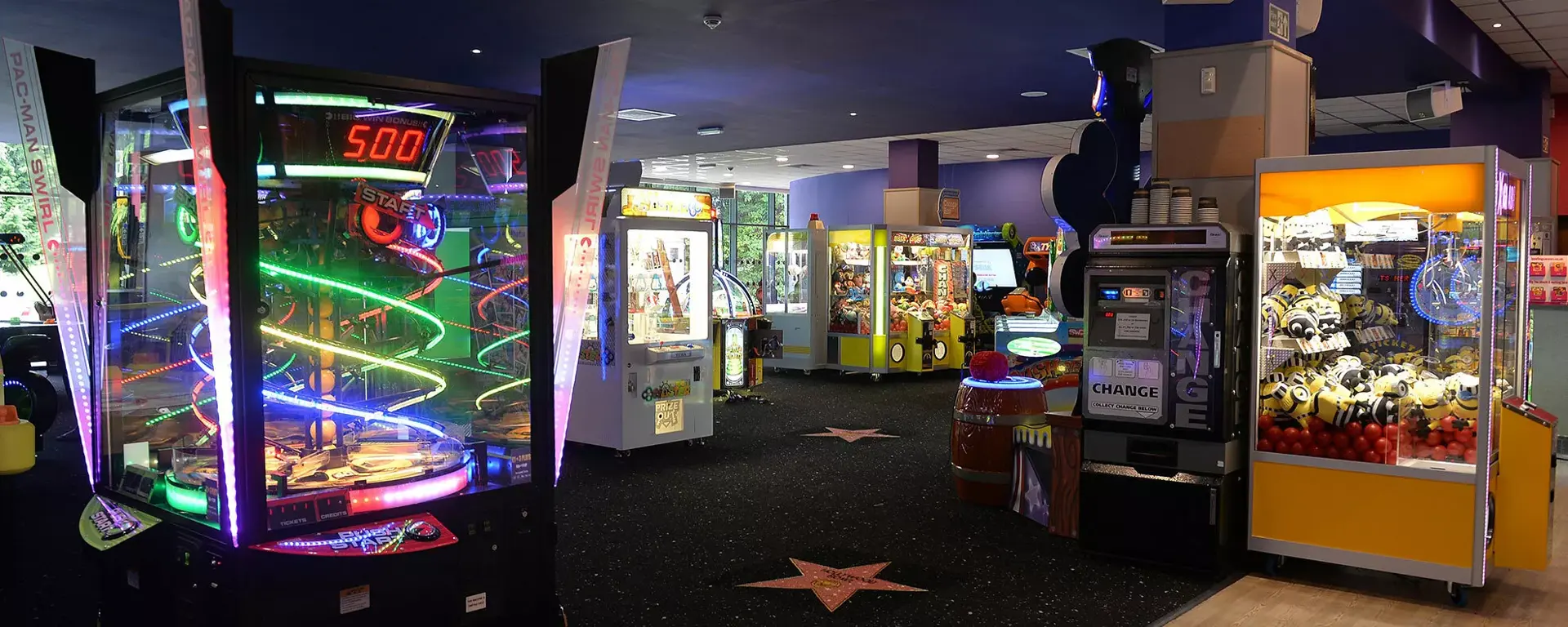 Arcade games and amusements at Hollywood Bowl Cwmbran