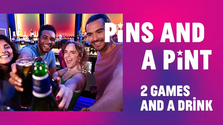 2 Games And A Drink From Only 14 50pp HWB Web Offer Tile 2 Games Drink 912x513