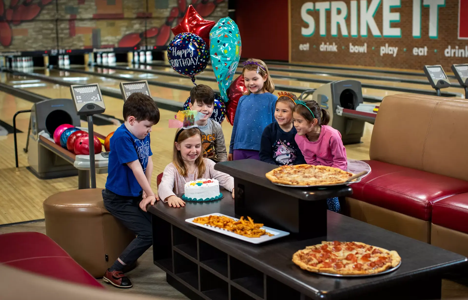 kids bowling birthday party