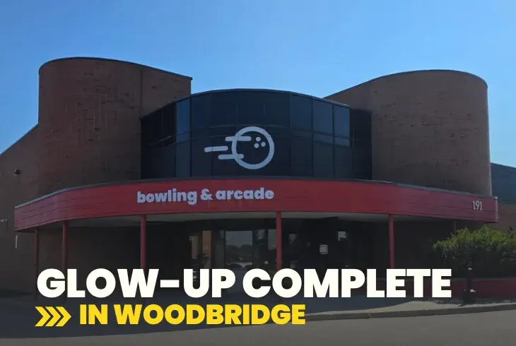 Front entrance at the NEWLY Remodeled Splitsville bowl Woodridge