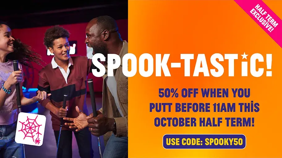 50% Before 11am Asset Spook-tastic October Half Term, Code