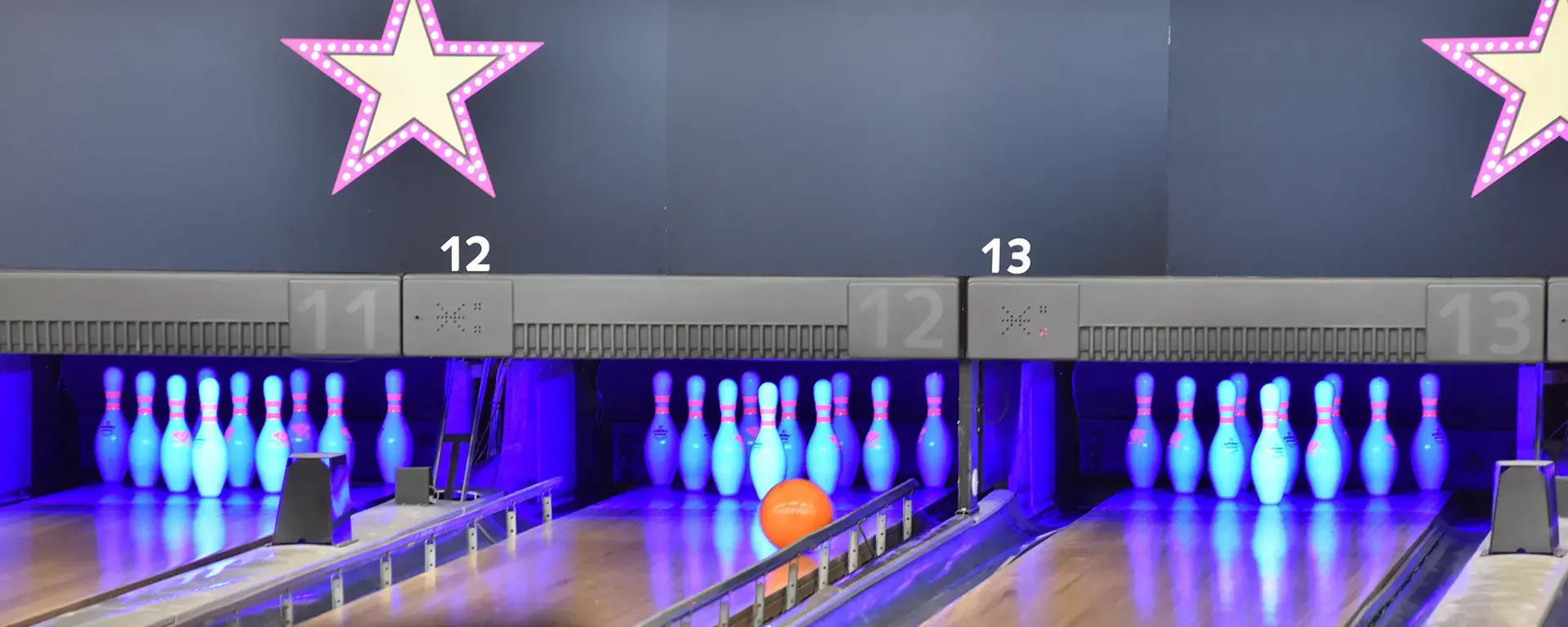 Pins and lanes at Hollywood Bowl Bolton