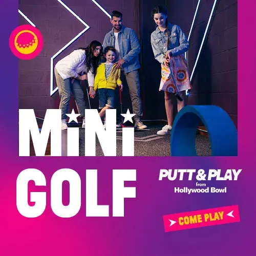 Play mini golf at Hollywood Bowl Putt and Play