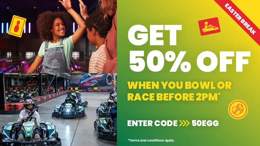 Get 50% off this Easter use code 50EGG