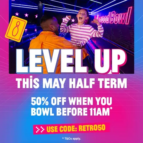 Save up to 50% at Hollywood Bowl this May Half Term
