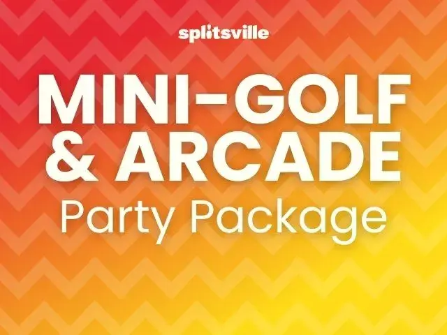 Mini golf and arcade birthday party package at Splitsville