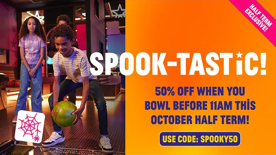 50% Before 11am Asset Spook-tastic October Half Term, Code