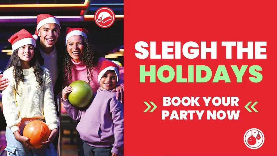 Book your Holiday party at Splitsville Bowl