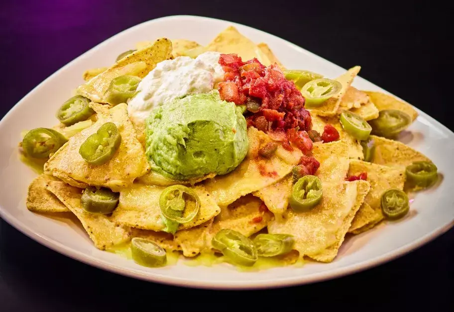 Nachos served on the lanes at hollywood bowl