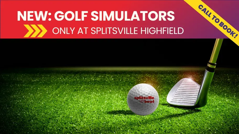 NEW Golf Simulators now available at Splitsville Bowl Highfield
