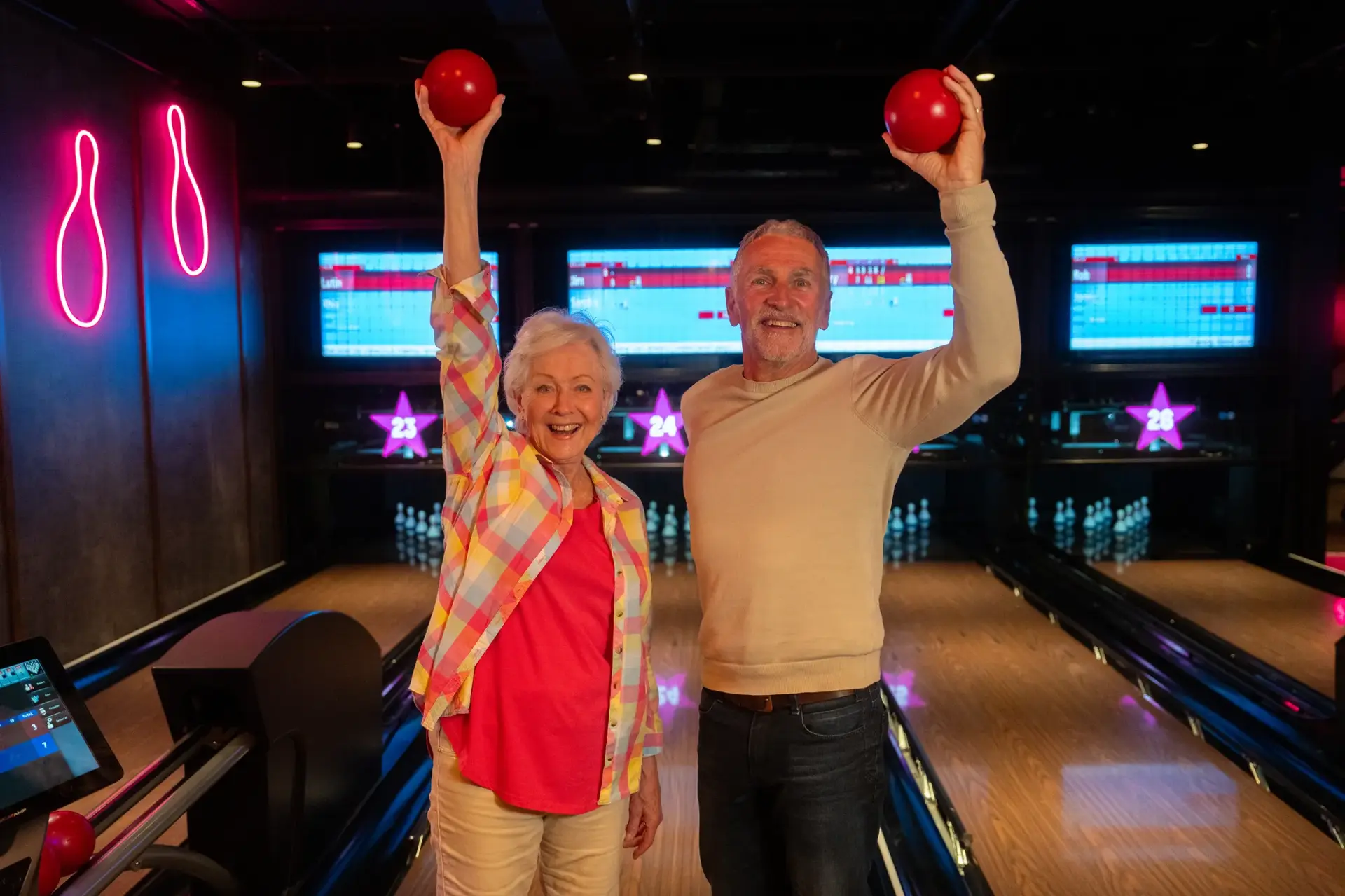 Duckpin bowling at Hollywood Bowl