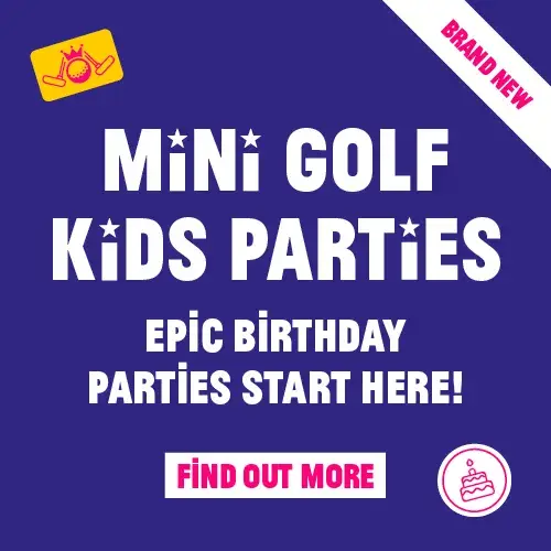 Book the ultimate kids party at Hollywood Bowl Putt & Play