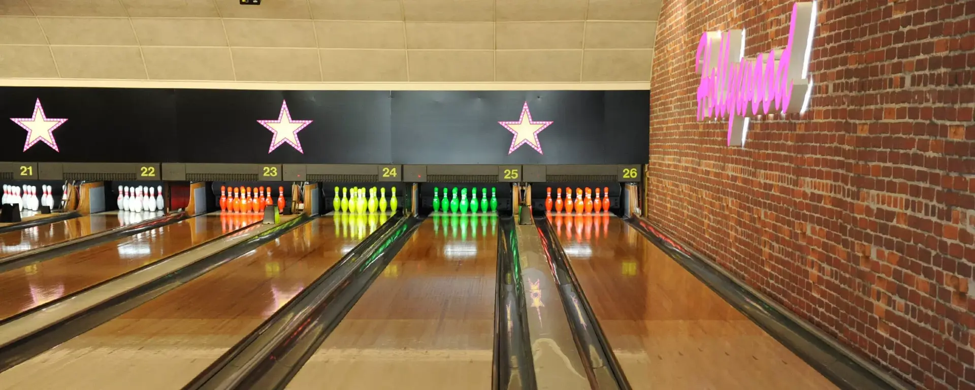 Lanes and pins at Hollywood Bowl Basildon