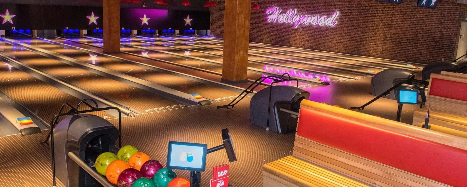 Ten pin bowling at Hollywood Bowl
