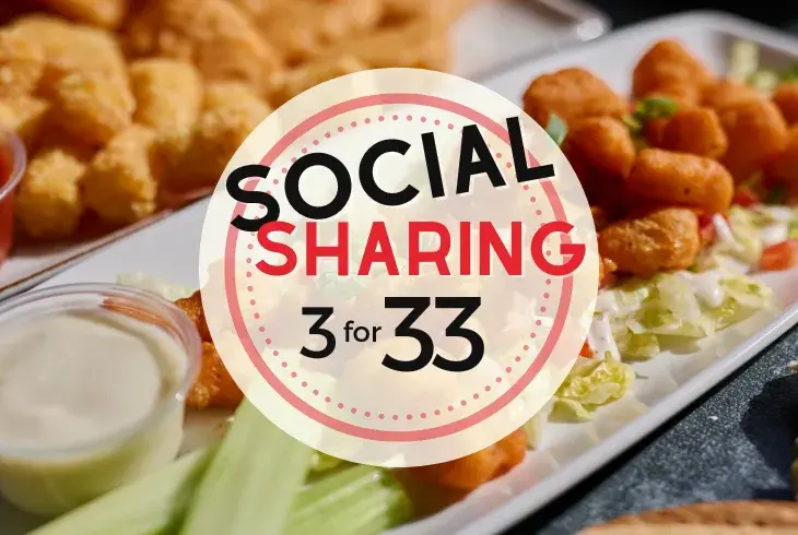 Social sharing at Seven 10 Kitchen and Bar