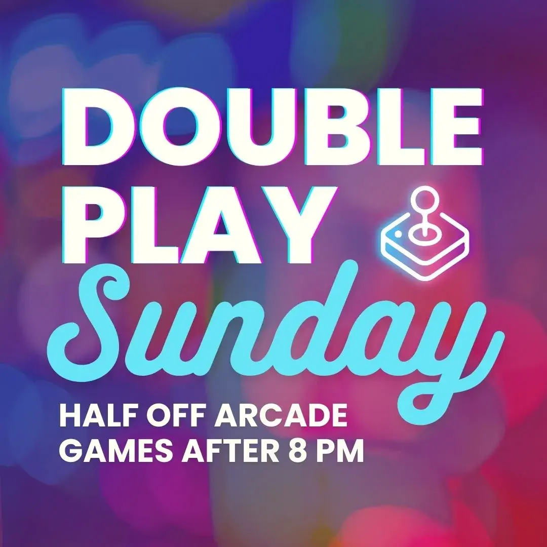 Half off Arcade Credits Every Sunday After 8PM