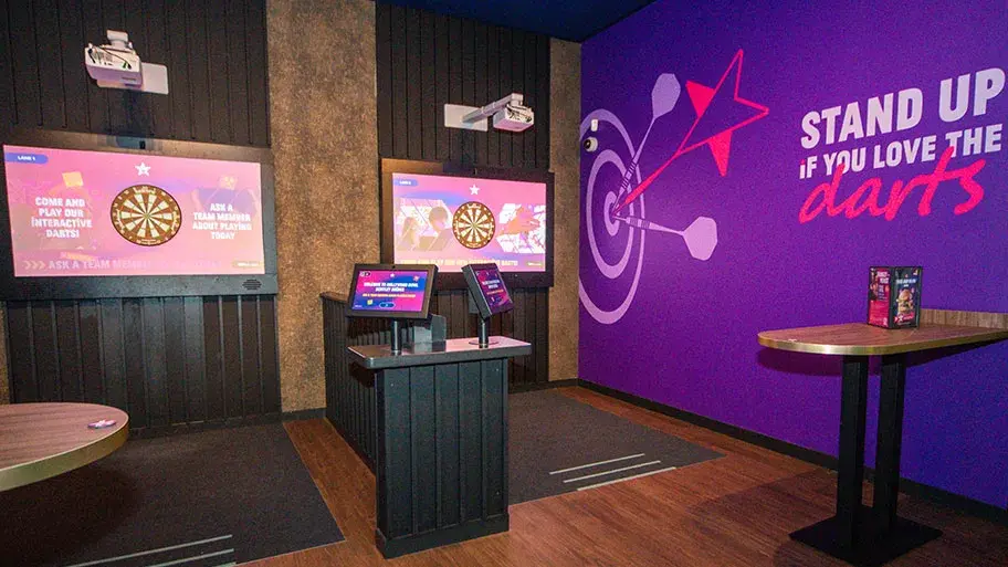 Interactive darts