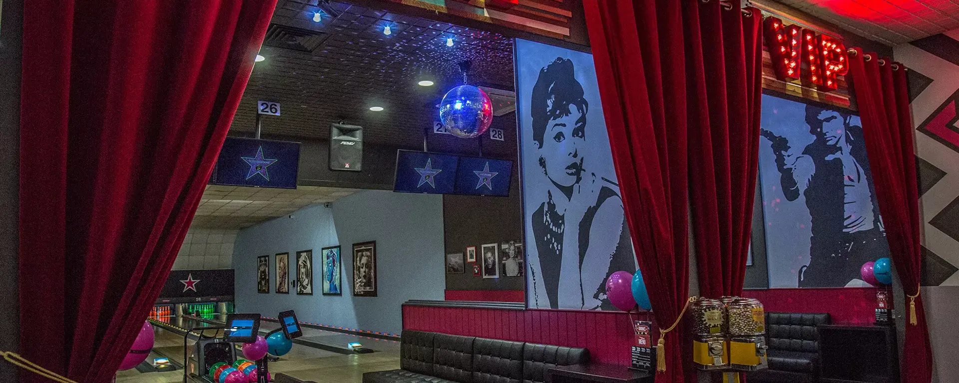 VIP area at Hollywood Bowl Wigan