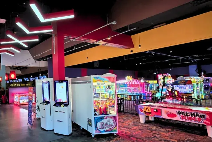 Newly Expanded Arcade at Splitsville Bowl Woodbridge