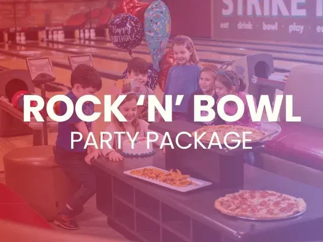 Bowling birthday party at Splitsville