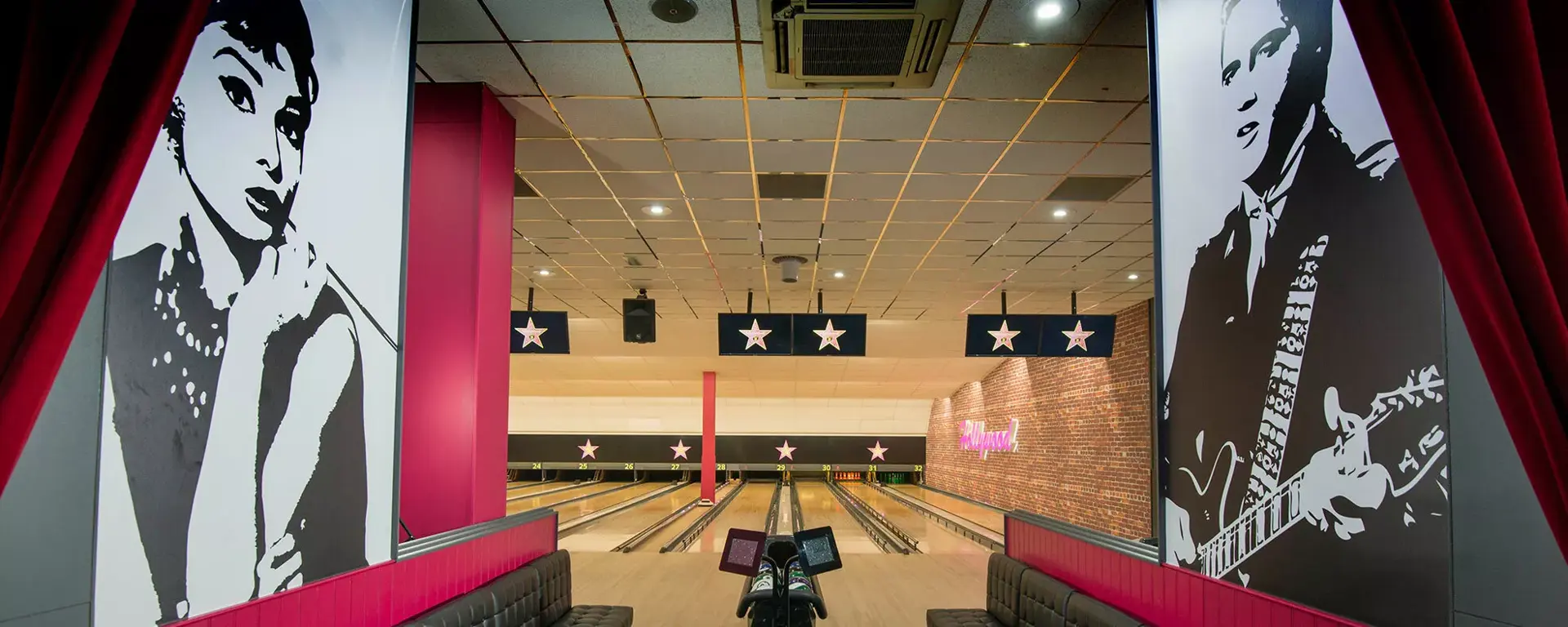VIP area and lanes at Hollywood Bowl Leeds