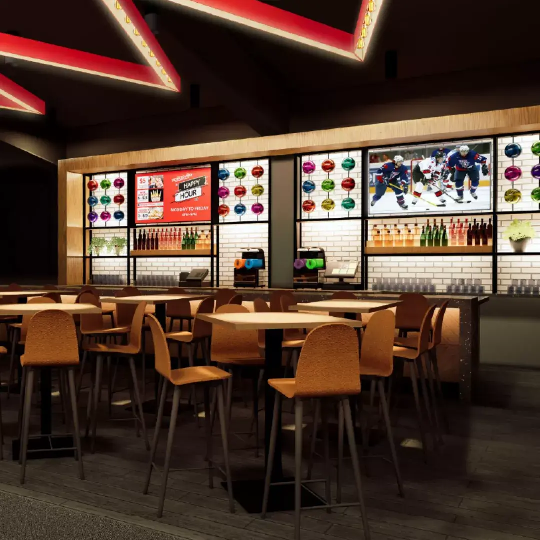 New Splitsville Waterloo Bar and Lounge Rendering