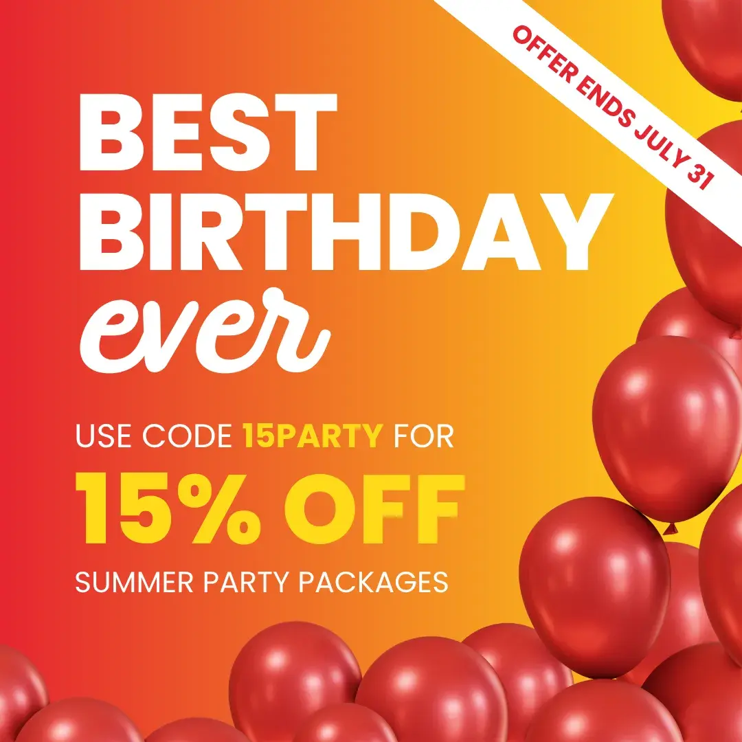 Cool down with us during your summer birthday party!