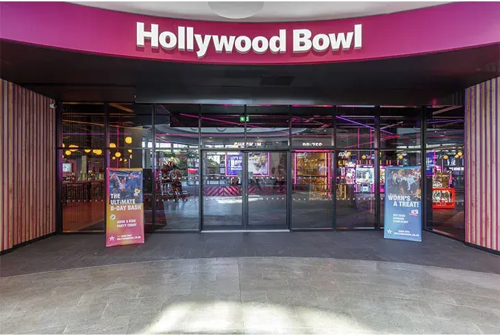 The external entrance to Hollywood Bowl Reading