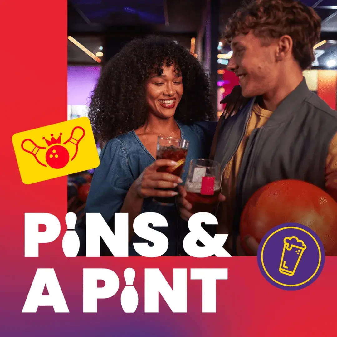 2 games and a drink offers at Spilitsville Bowl