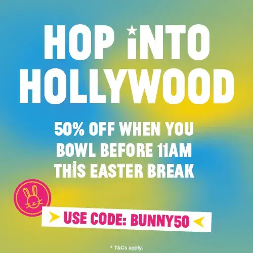 50% off when bowl before 11am with code