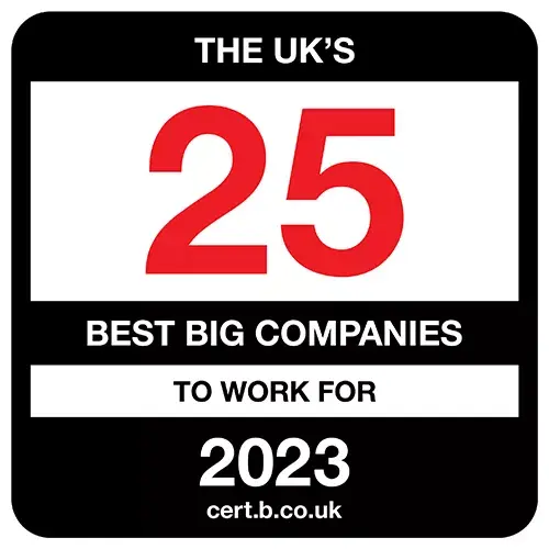 Best Big Company to Work For in the UK