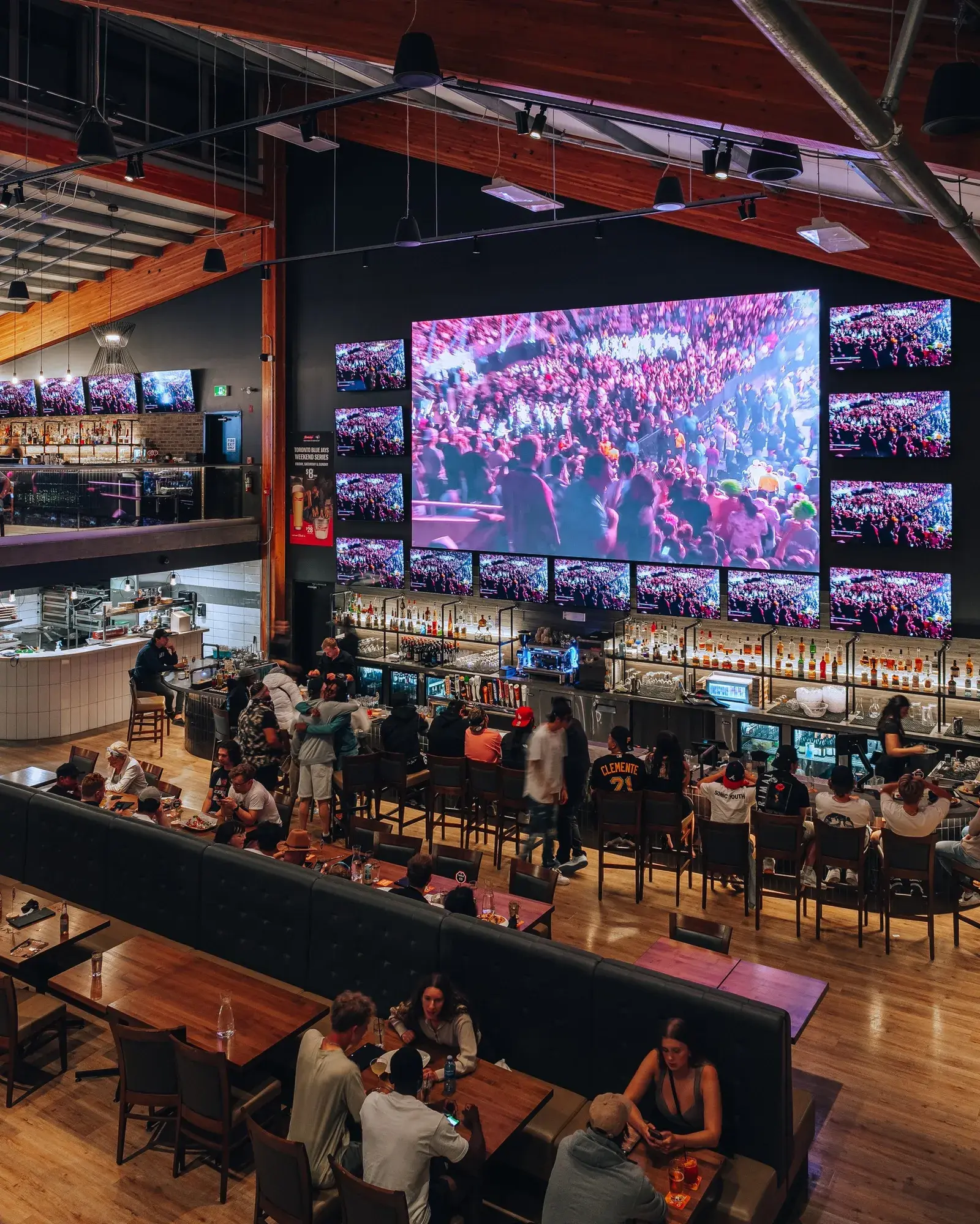 Canada's largest LDC Screen lives at Stoked Kitchen and Bar